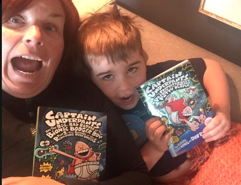 Reading potty humor books